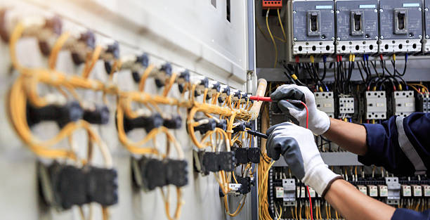 Professional Electrician technician working in Coral Hills, MD